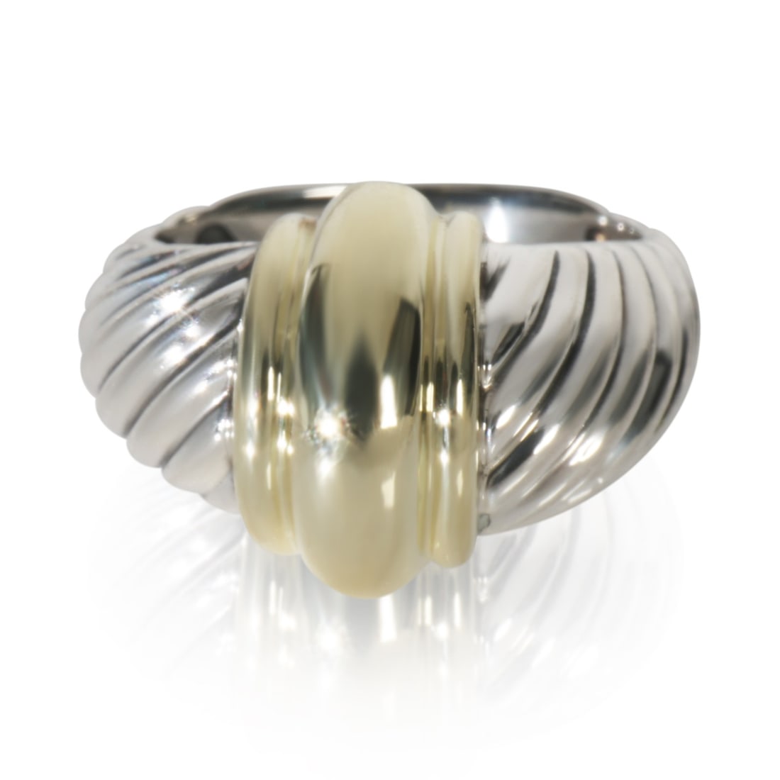 Vintage Cable Ring in 18k Yellow Gold and Sterling Silver by David Yurman (1 of 4)