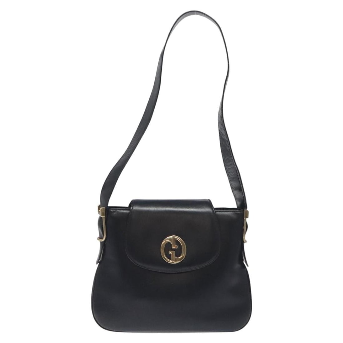 Vintage Gucci Black Flap Shoulder Bag for Women (1 of 2)