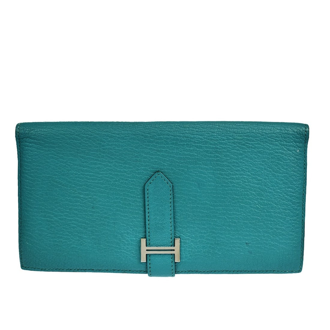 Green Bearn Wallet by Hermes for Women (1 of 1)