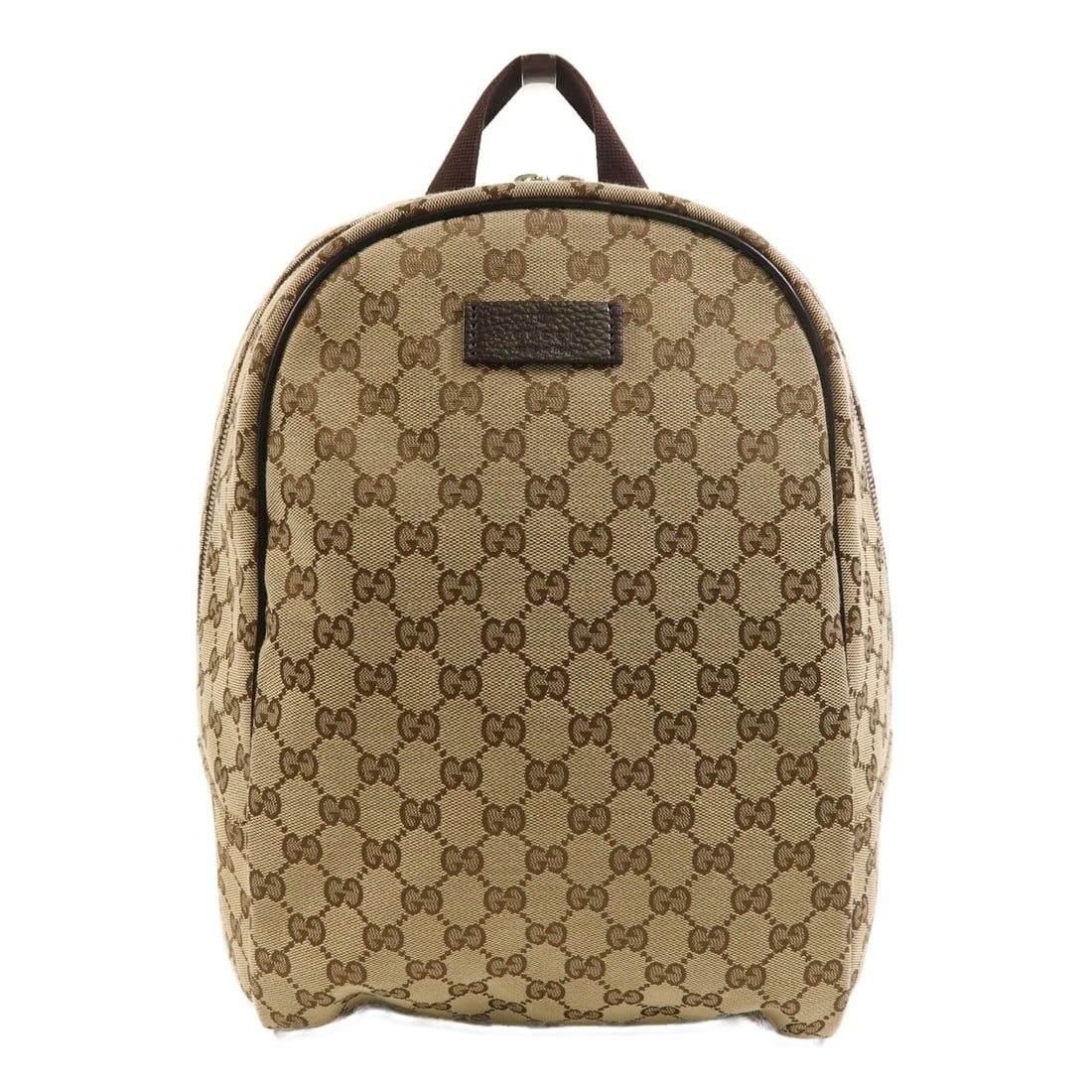 Gucci Brown GG Canvas Rucksack Backpack with Silver Hardware (1 of 18)