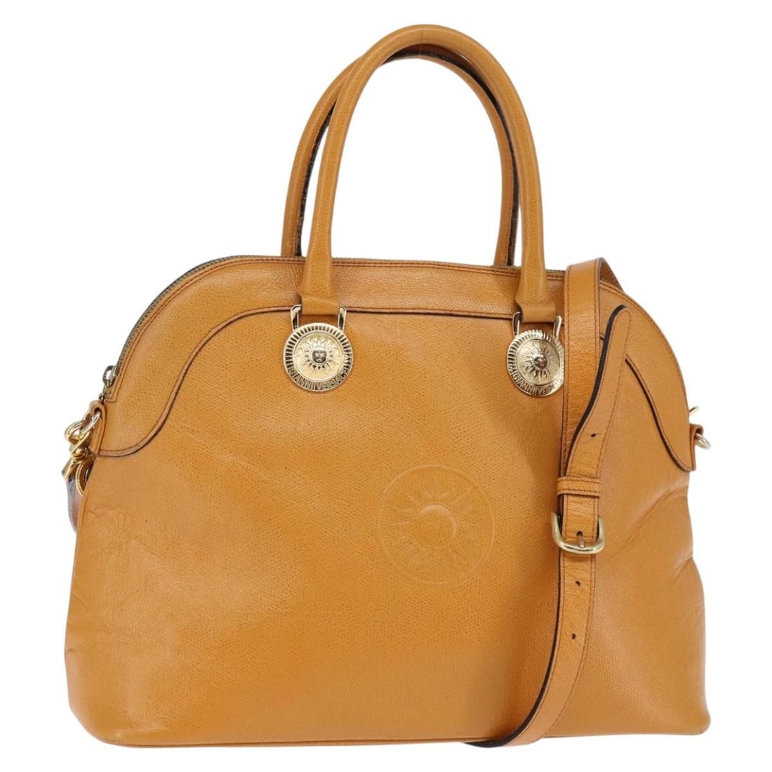 Beige Sun Zip Satchel Handbag by Versace Vintage Collection: Beige Sun Zip Satchel Handbag by Versace Vintage Collection This is a Versace vintage Sun Zip satchel in beige, designed for women. The handbag shows signs of gentle use, including minor rubbing and s