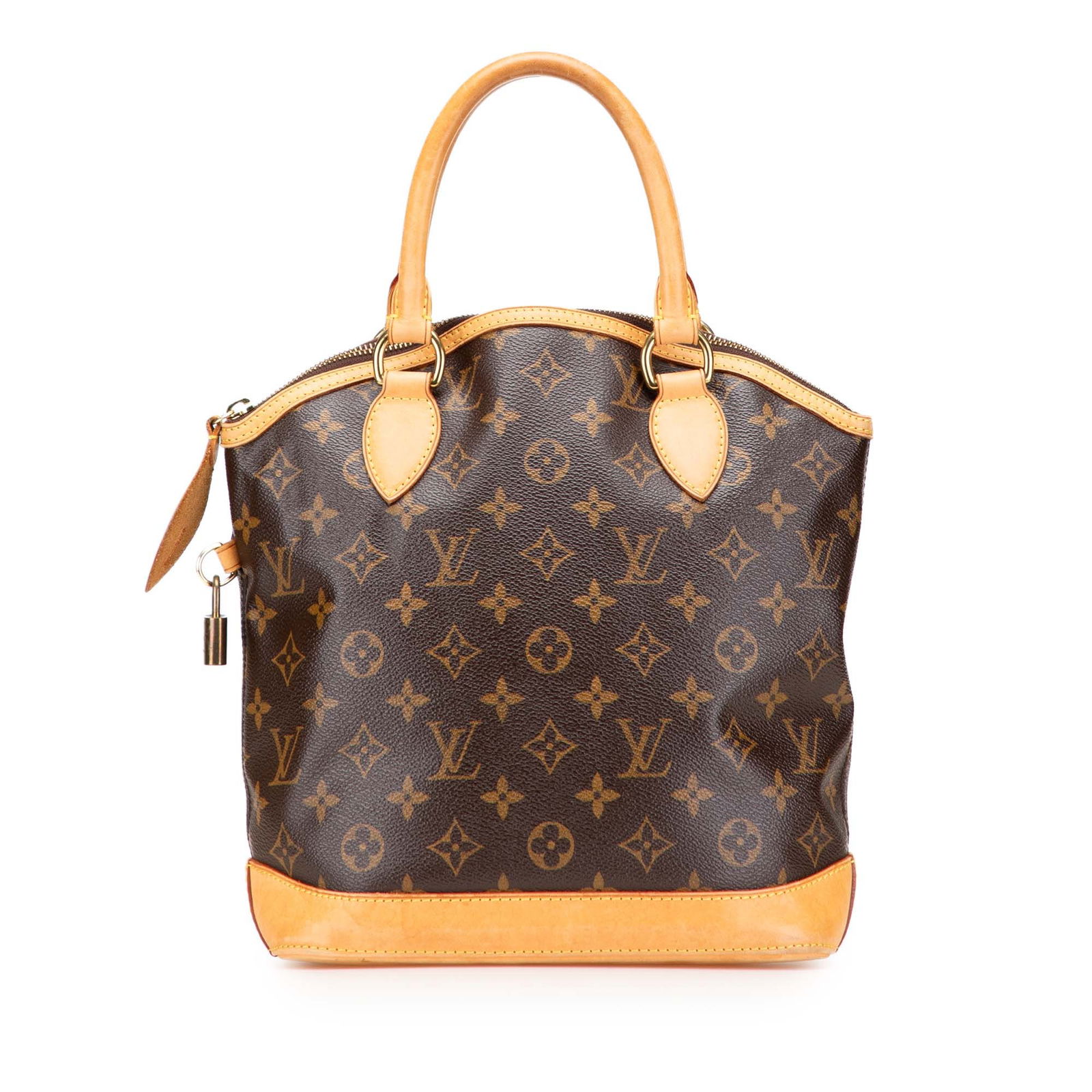 Louis Vuitton Monogram Lockit PM Elegant Brown Canvas Handbag (1 of 11)