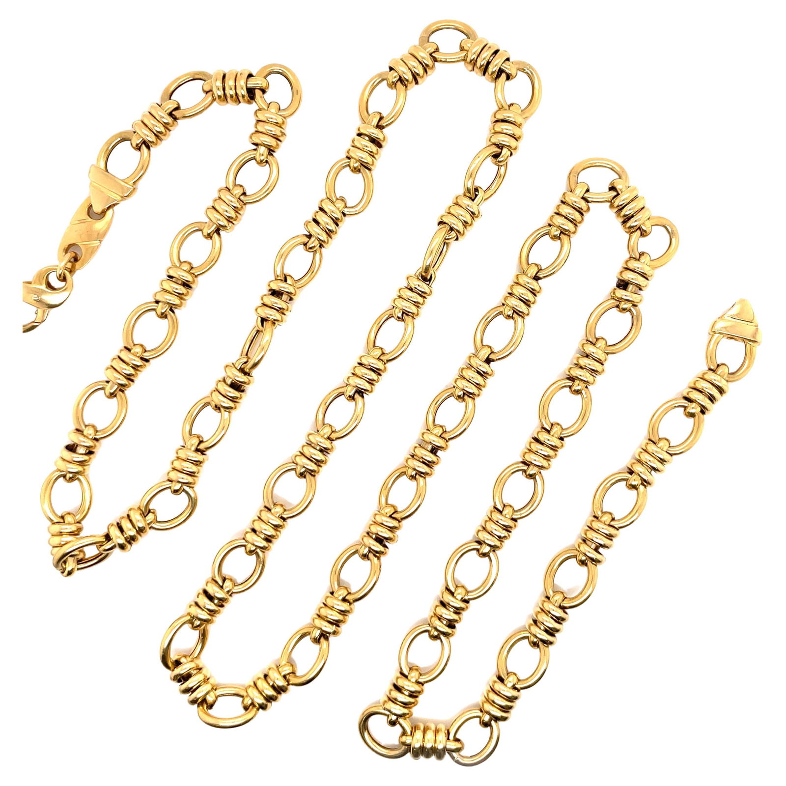 Harbor Diamonds 14K Yellow Gold 30.5 Inch Link Necklace (1 of 10)
