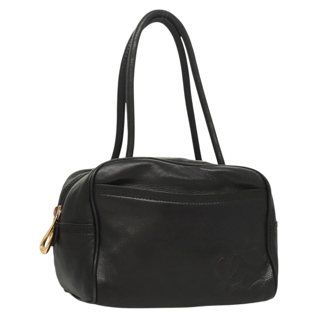 LOEWE Black and Gold Leather Hand Bag Authenticated (1 of 18)