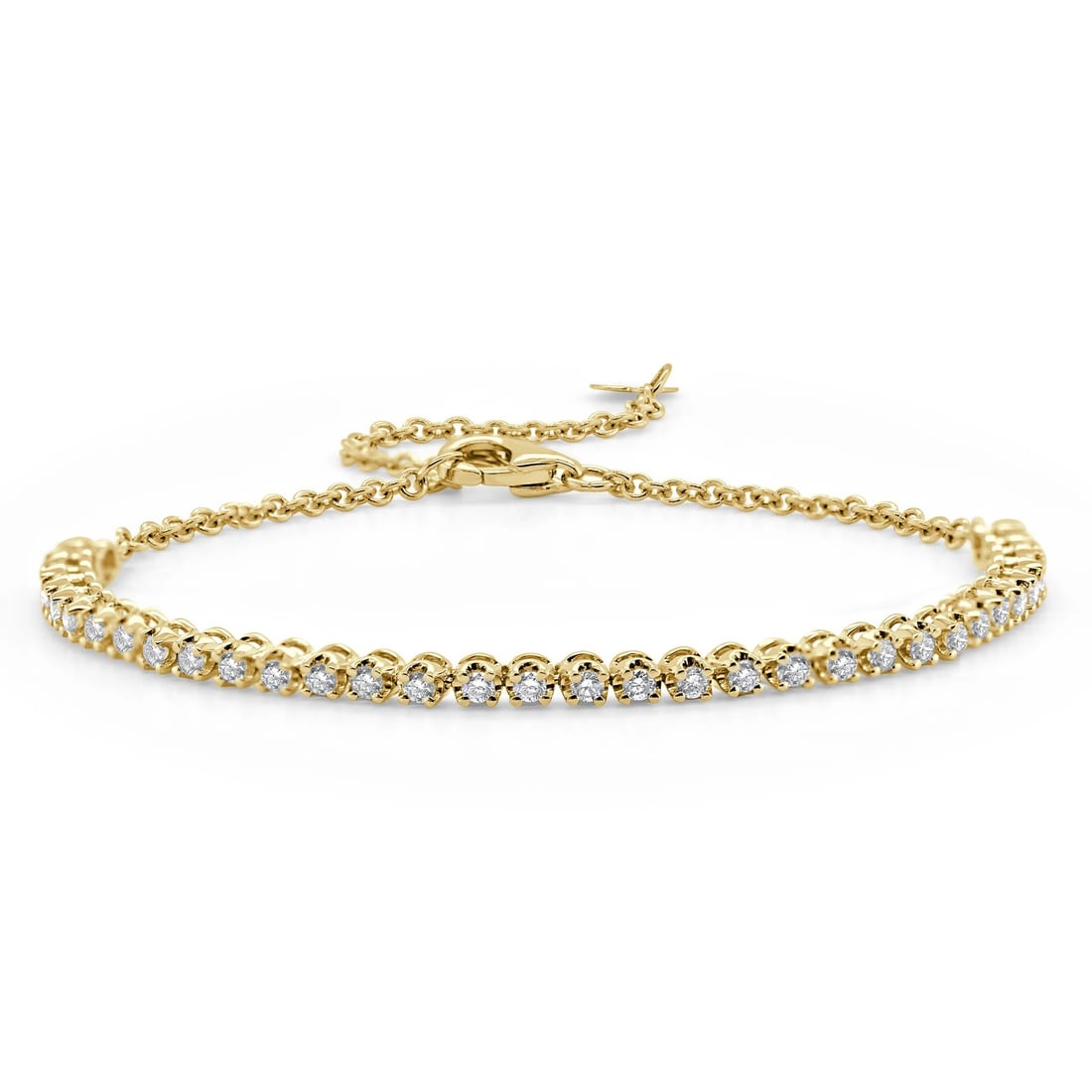 Sabrina Designs 14K Yellow Gold Diamond Bracelet 0.54ct SI1 Women's (1 of 1)