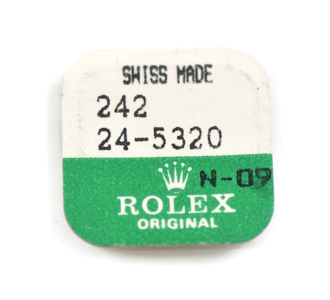 Rolex Tube Gasket 242 24-5320 High-Quality Replacement Part: Rolex Tube Gasket 242 24-5320 High-Quality Replacement Part This Rolex Tube Gasket 242 24-5320 is a high-quality replacement part designed for optimal compatibility with Rolex models. It is made speci