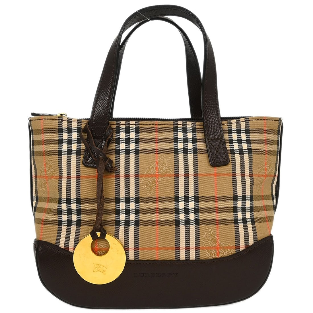 Burberry House Check Beige Brown Tote Bag with Inner Pockets (1 of 10)