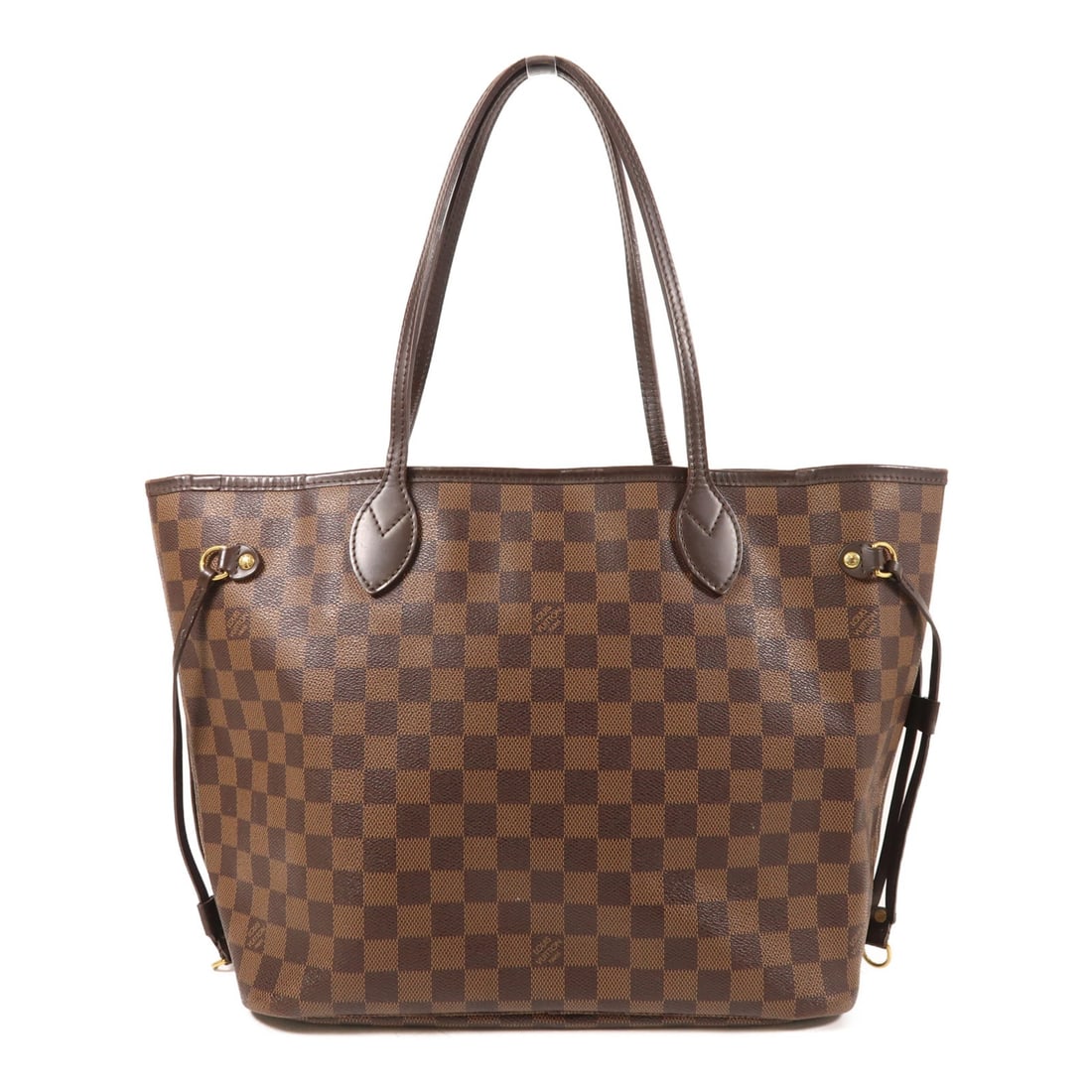LOUIS VUITTON Neverfull MM Tote Bag N41358 Damier Brown GHW: LOUIS VUITTON Neverfull MM Tote Bag N41358 Damier Brown GHW This LOUIS VUITTON Neverfull MM Shoulder Tote Bag is a stylish and functional accessory perfect for everyday use. Crafted from durable PVC c