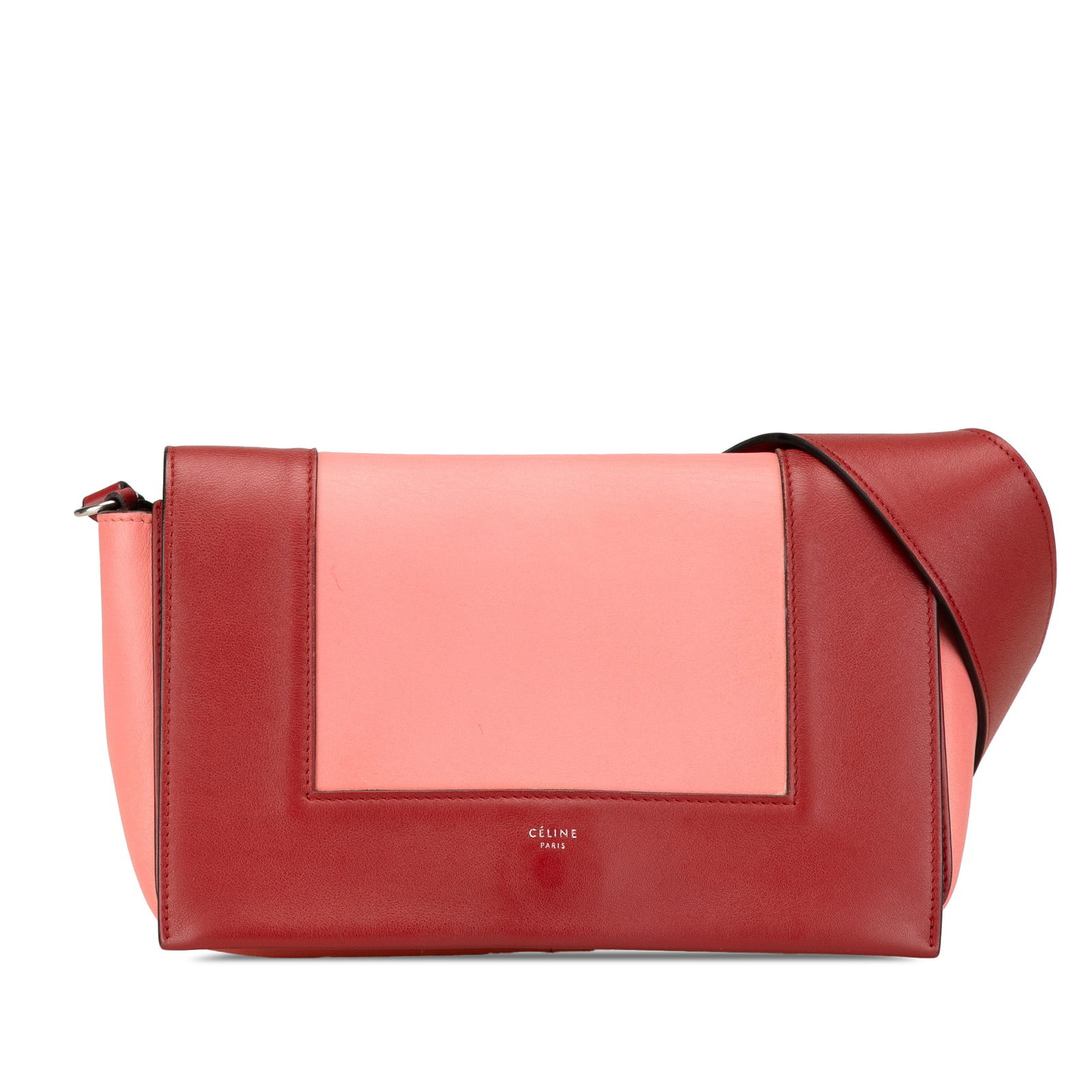 Celine Pink Leather Frame Shoulder Bag Made in Italy (1 of 12)