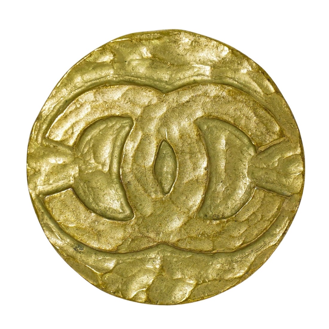 Brooch with CC Logo in Gold Tone by Chanel (1 of 1)