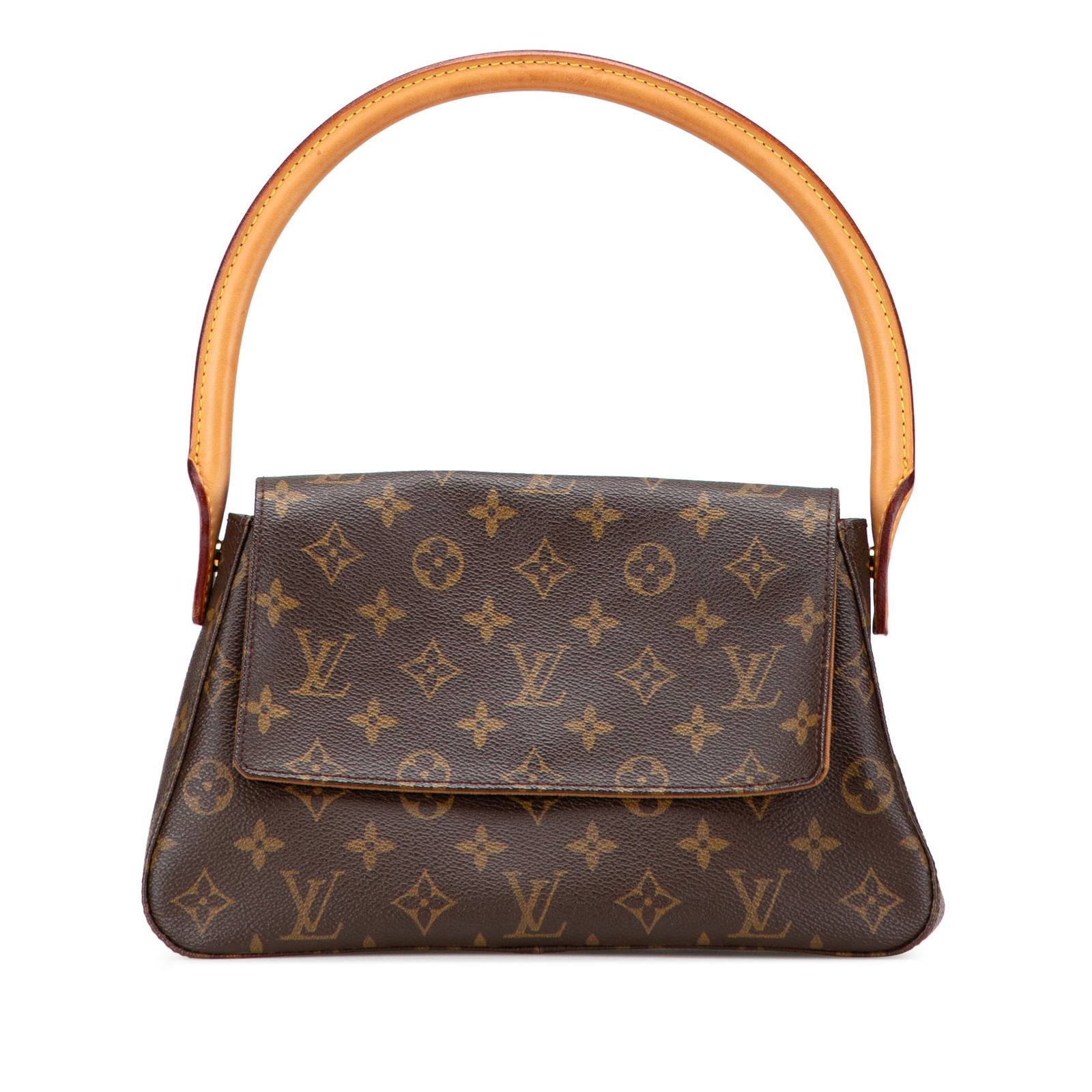 Louis Vuitton Monogram Mini Looping Bag with Leather Handle (1 of 11)