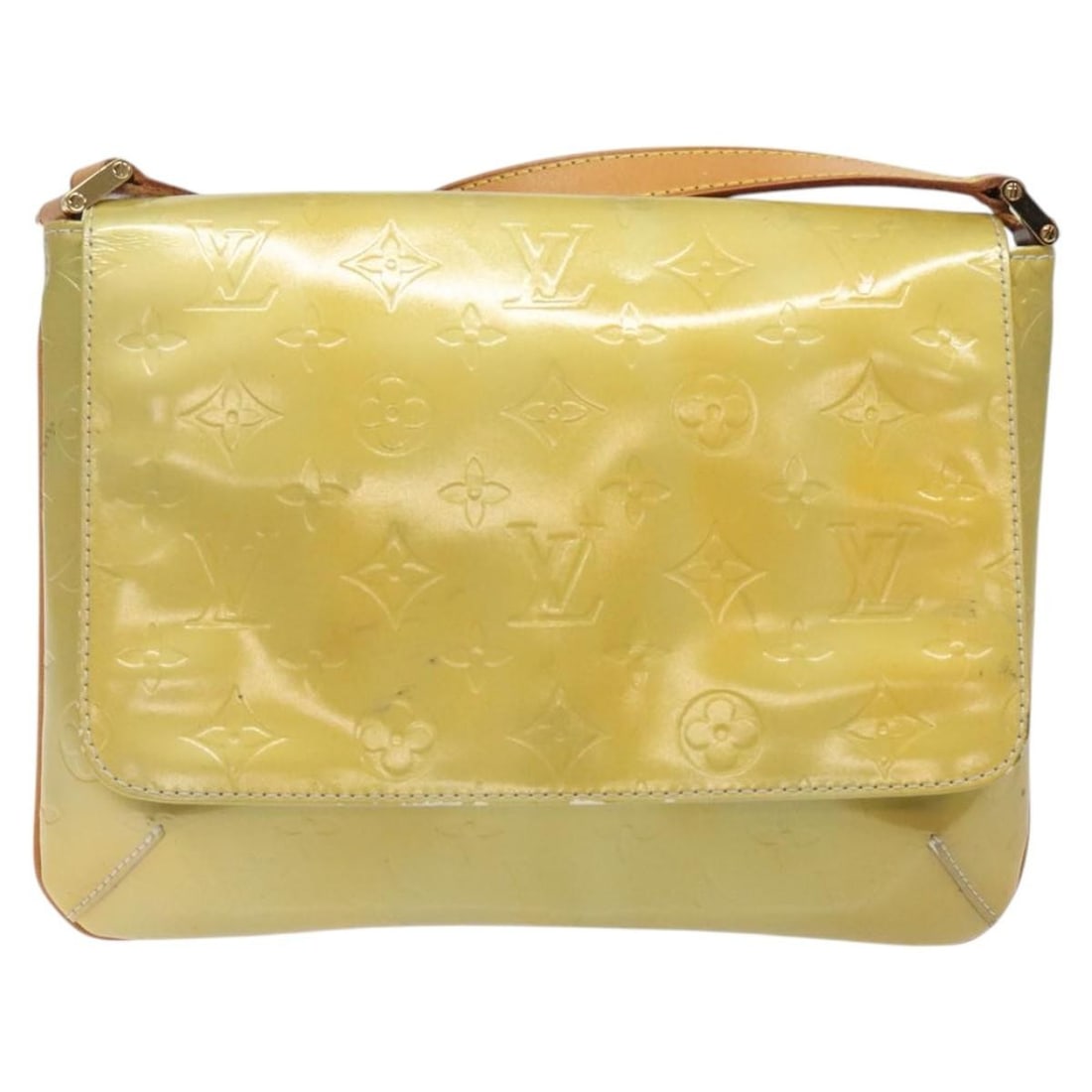 Thompson Street Shoulder Bag in Gray by Louis Vuitton: Thompson Street Shoulder Bag in Gray by Louis Vuitton This is a Louis Vuitton Thompson Street handbag in gray, designed for women. The bag shows signs of use, including deformation, rubbing, sunburn,