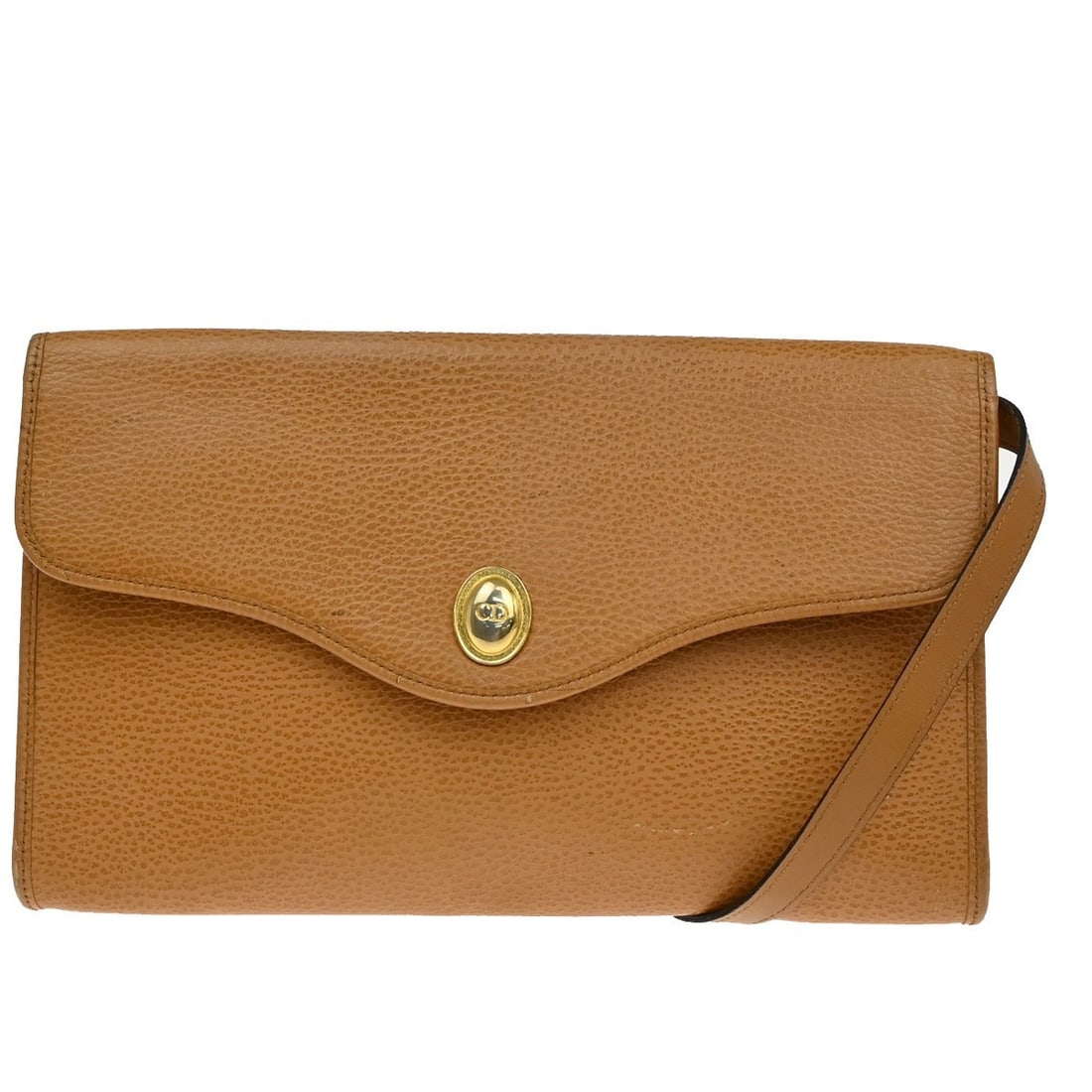 Brown CD Logo Christian Dior Vintage Shoulder Bag (1 of 1)