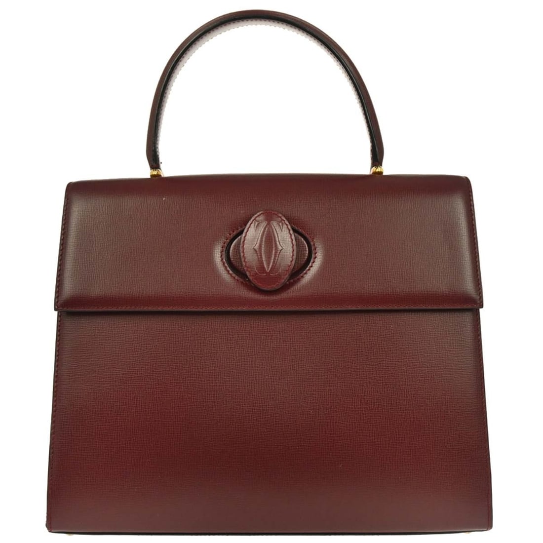 Burgundy Vintage Handbag by Cartier for Women (1 of 1)