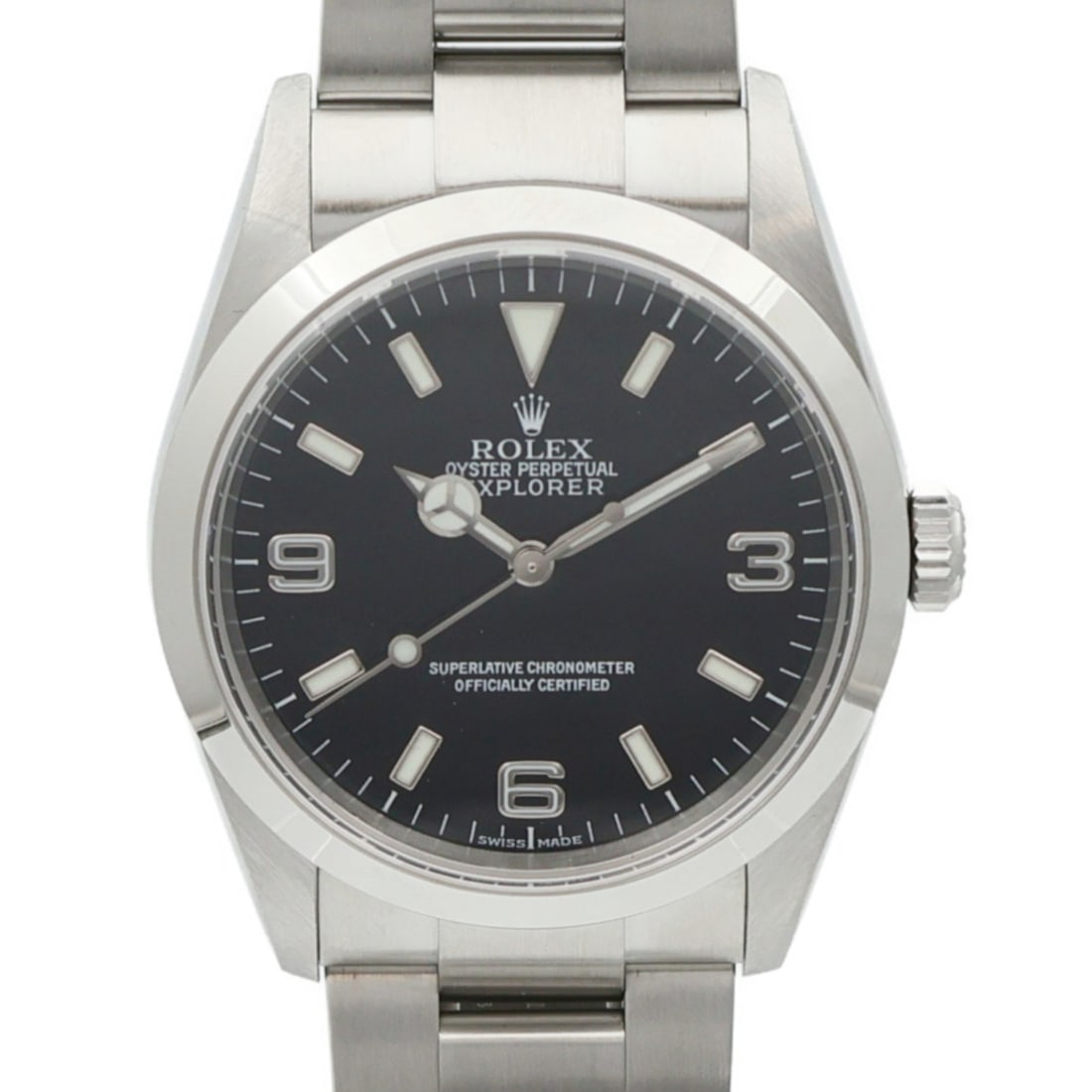 Explorer I 114270 Stainless Steel Automatic Black Dial Wristwatch by Rolex (1 of 18)
