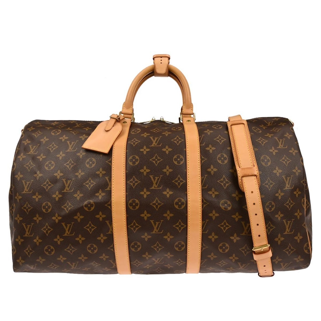 Extra Large Louis Vuitton Keepall Bandouliere 55 Monogram Canvas Travel Duffle (1 of 10)