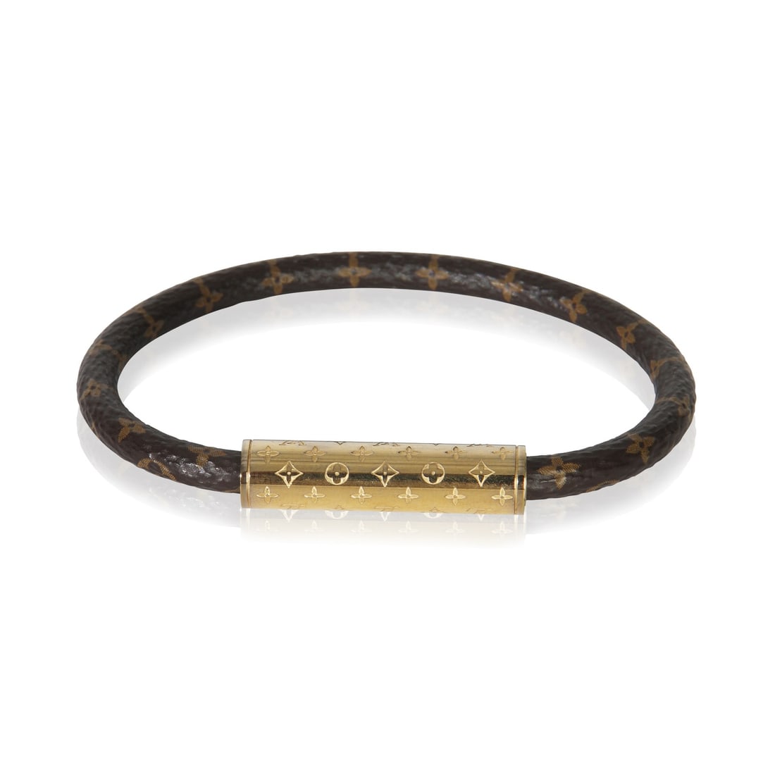 Confidential Collection Gold Plated Bracelet by Louis Vuitton 7 Inch (1 of 3)