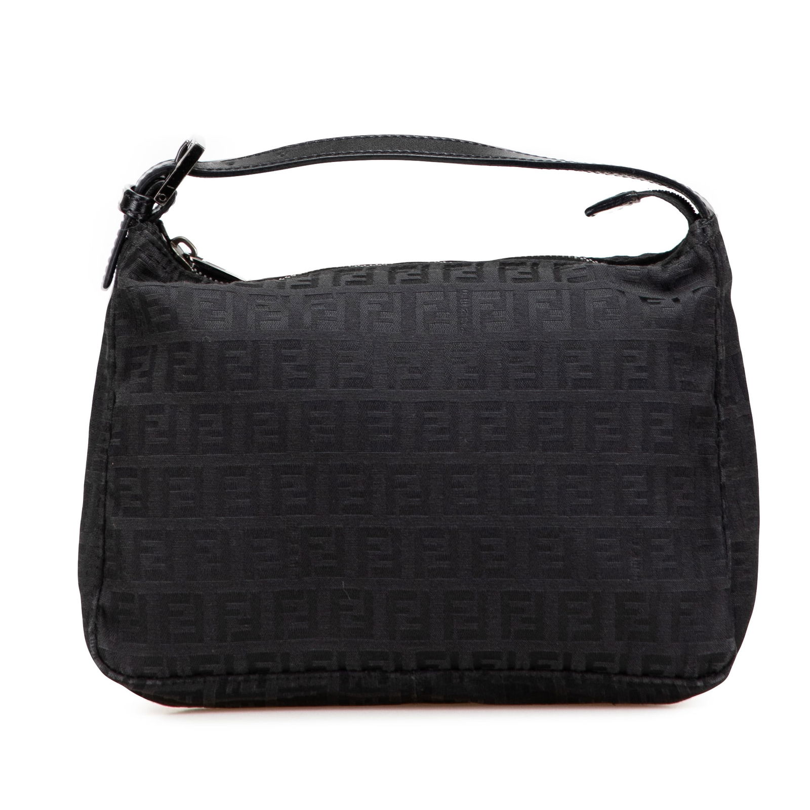 Fendi Zucchino Black Canvas Handbag Made in Italy (1 of 11)