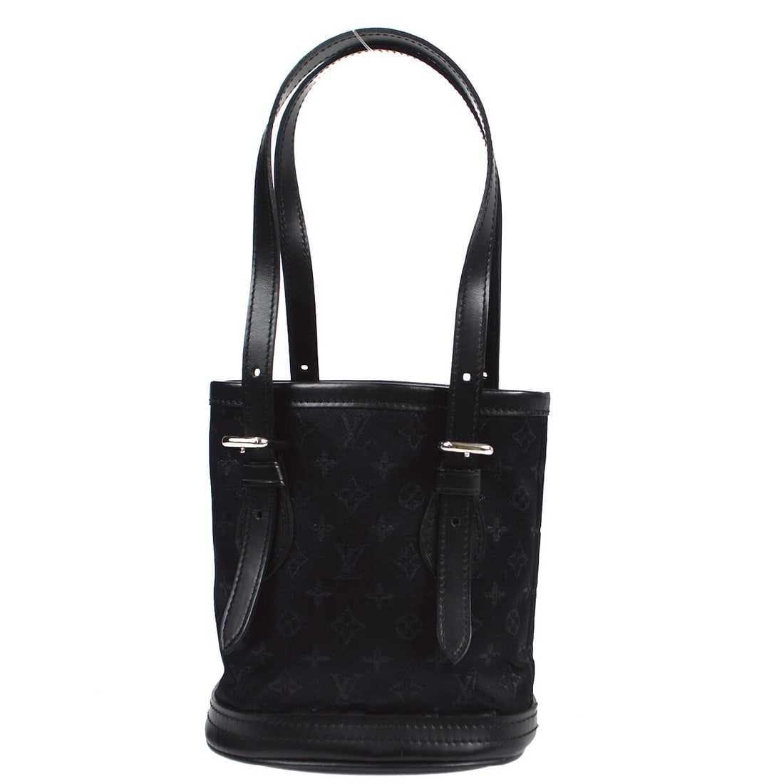 Louis Vuitton Black Shoulder Bucket Bag for Women: Louis Vuitton Black Shoulder Bucket Bag for Women This Louis Vuitton bucket bag is designed for women and features a classic black color. The bag is in excellent, un-used condition both inside and out