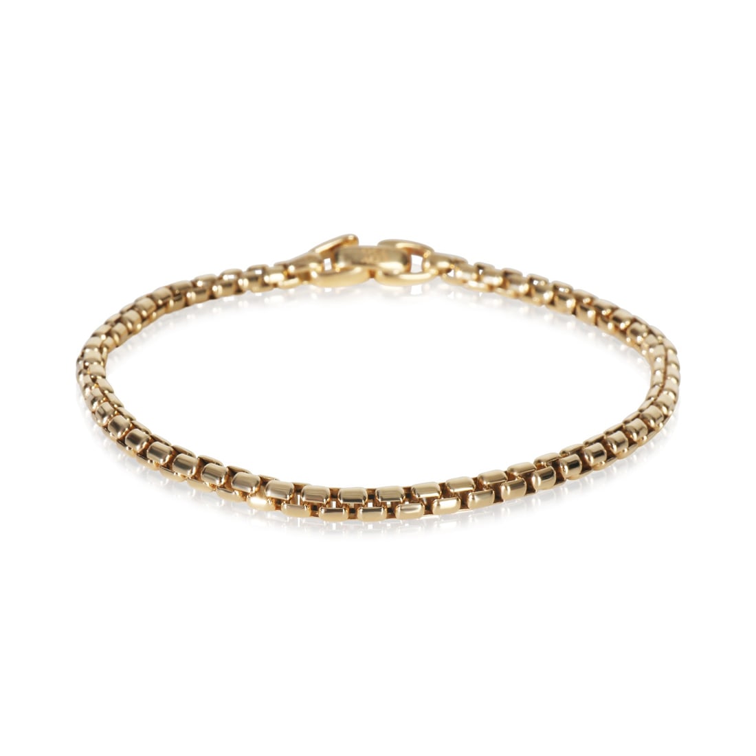 18k Yellow Gold 7.5 Inch Box Chain Bracelet by David Yurman with Box (1 of 5)