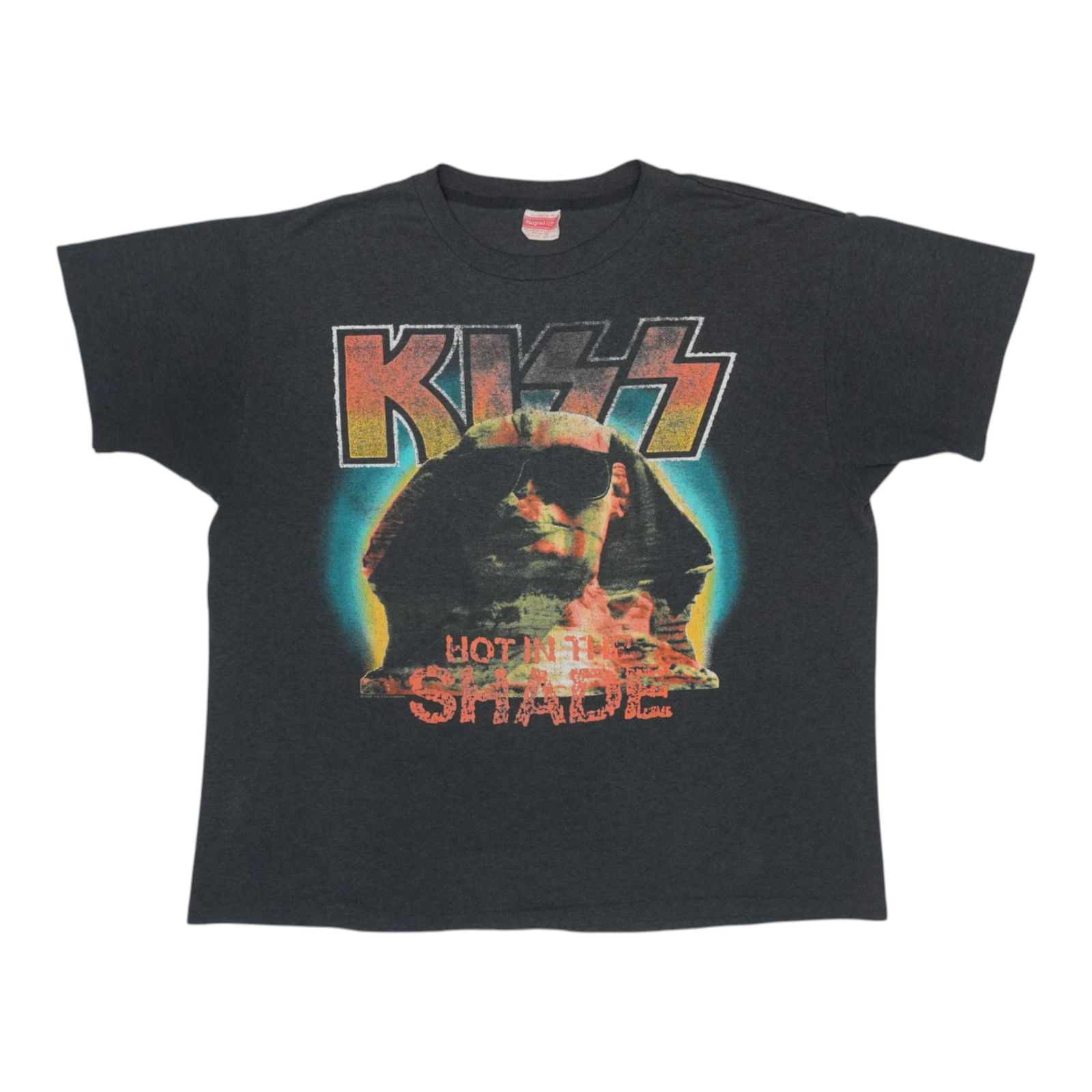 1990 Kiss Hot In The Shade Vintage Tour Shirt Black XL (1 of 5)