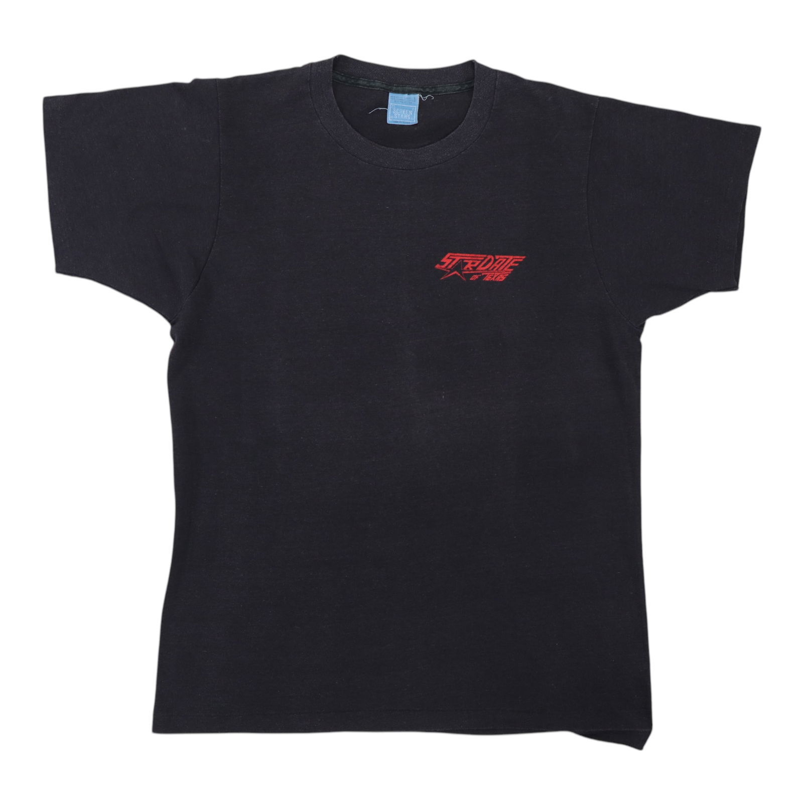 1982 Van Halen Vs Texas Crew Tour Black Shirt Vintage: 1982 Van Halen Vs Texas Crew Tour Black Shirt Vintage Presenting an original vintage 1982 Van Halen Vs Texas Crew Tour Shirt. This authentic piece is a true vintage item, not a modern reproduction. Fe