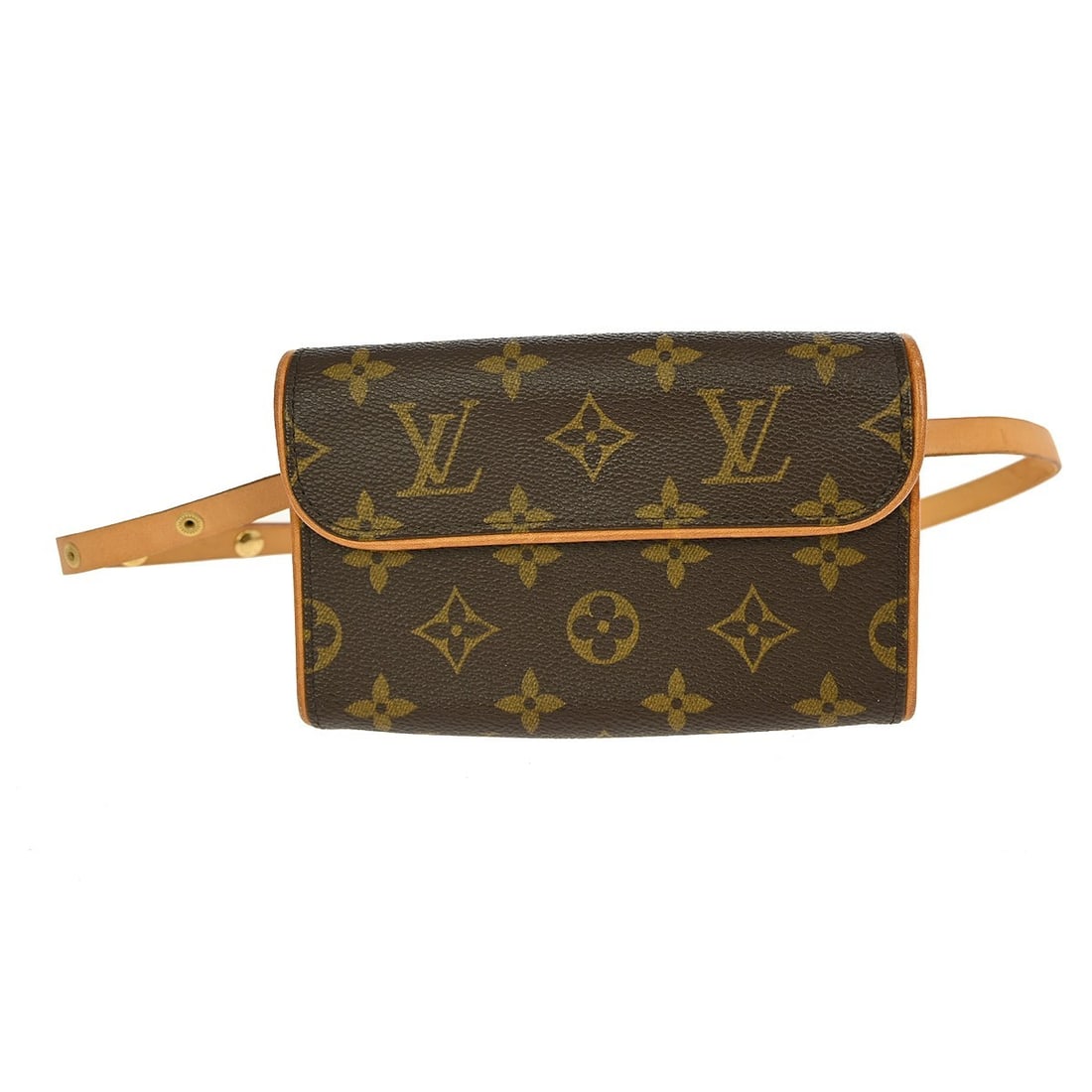 Pochette Florentine Monogram Canvas Small Bum Bag by Louis Vuitton: Pochette Florentine Monogram Canvas Small Bum Bag by Louis Vuitton This Louis Vuitton Pochette Florentine bum bag features the iconic monogram canvas leather exterior with a brown color scheme. The ba
