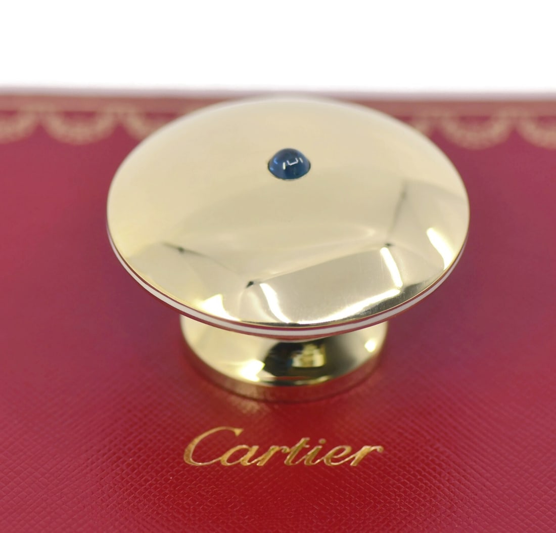 Cartier 14K Yellow Gold Authentic Perfume Cover 46mm x 28mm (1 of 3)