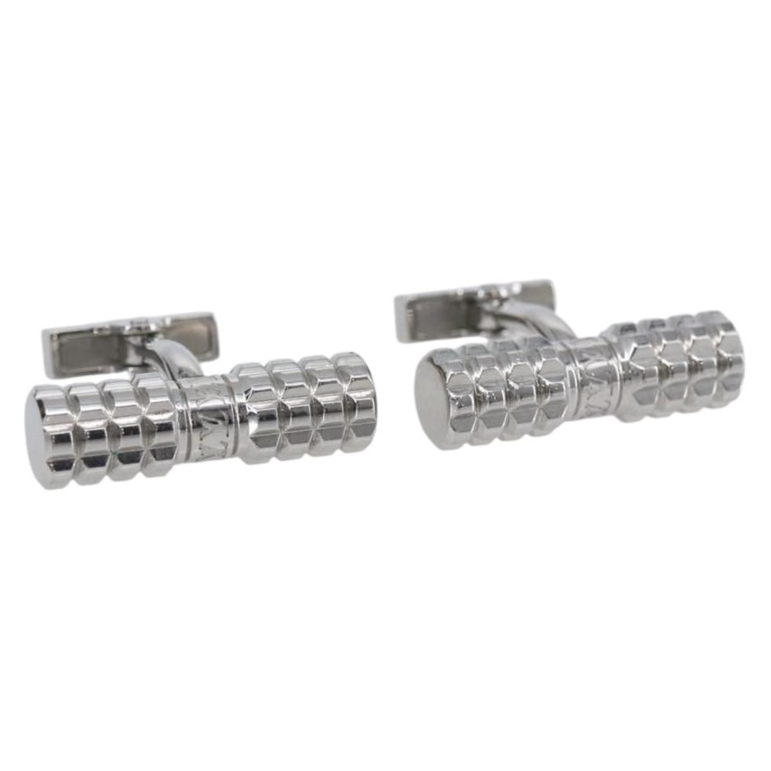 Louis Vuitton M66358 Silver Tone Metal Cuff Case Authenticated (1 of 13)