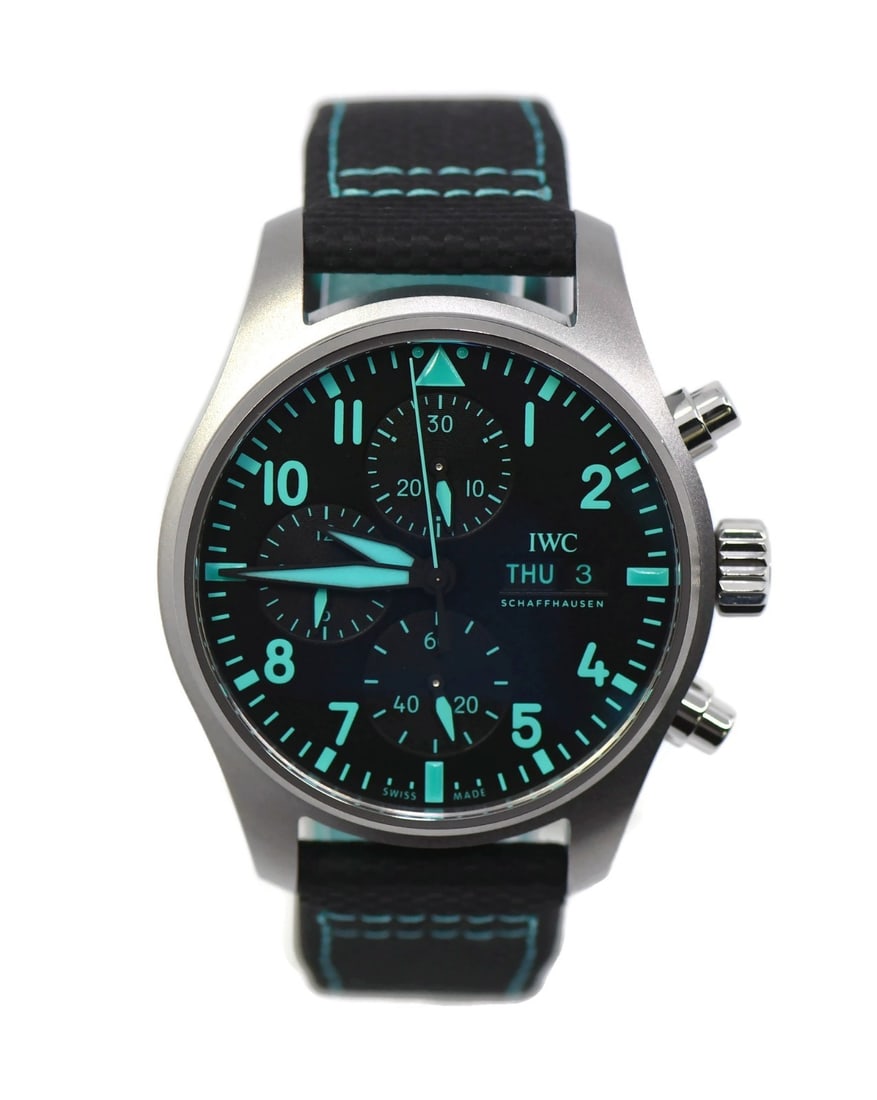 IWC Pilot's AMG Petronas 41mm Titanium IW388108 Automatic Watch With Box (1 of 6)