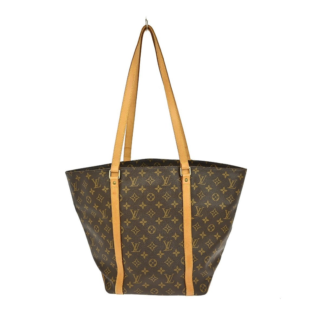 Louis Vuitton Monogram Sac Shopping Tote Bag M51108 Vintage: Louis Vuitton Monogram Sac Shopping Tote Bag M51108 Vintage This authentic Louis Vuitton Monogram Sac Shopping Shoulder Tote Bag is a timeless accessory that combines style and practicality. The bag f
