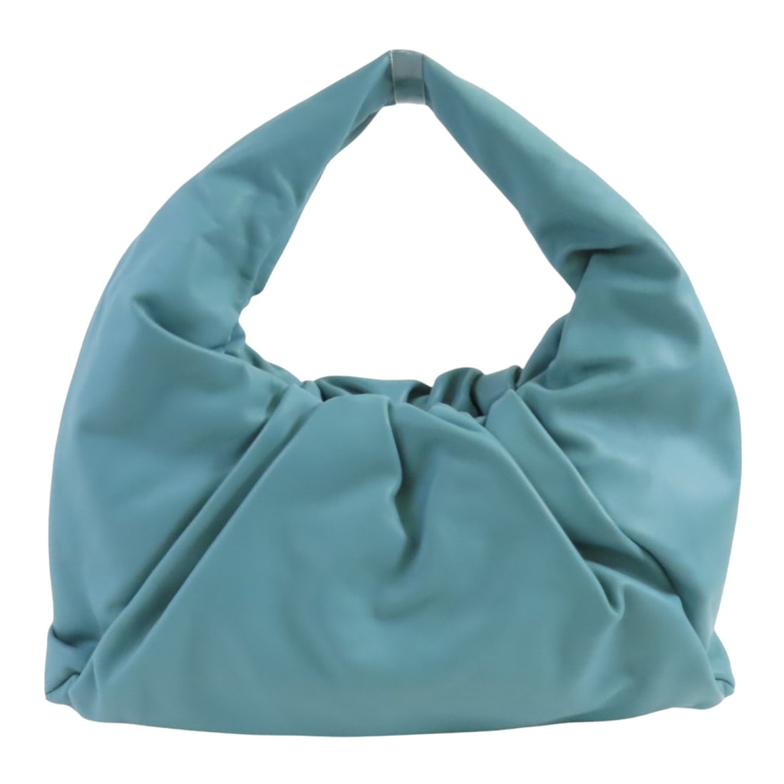 BOTTEGA VENETA Lambskin Leather Handbag in Blue Green (1 of 14)