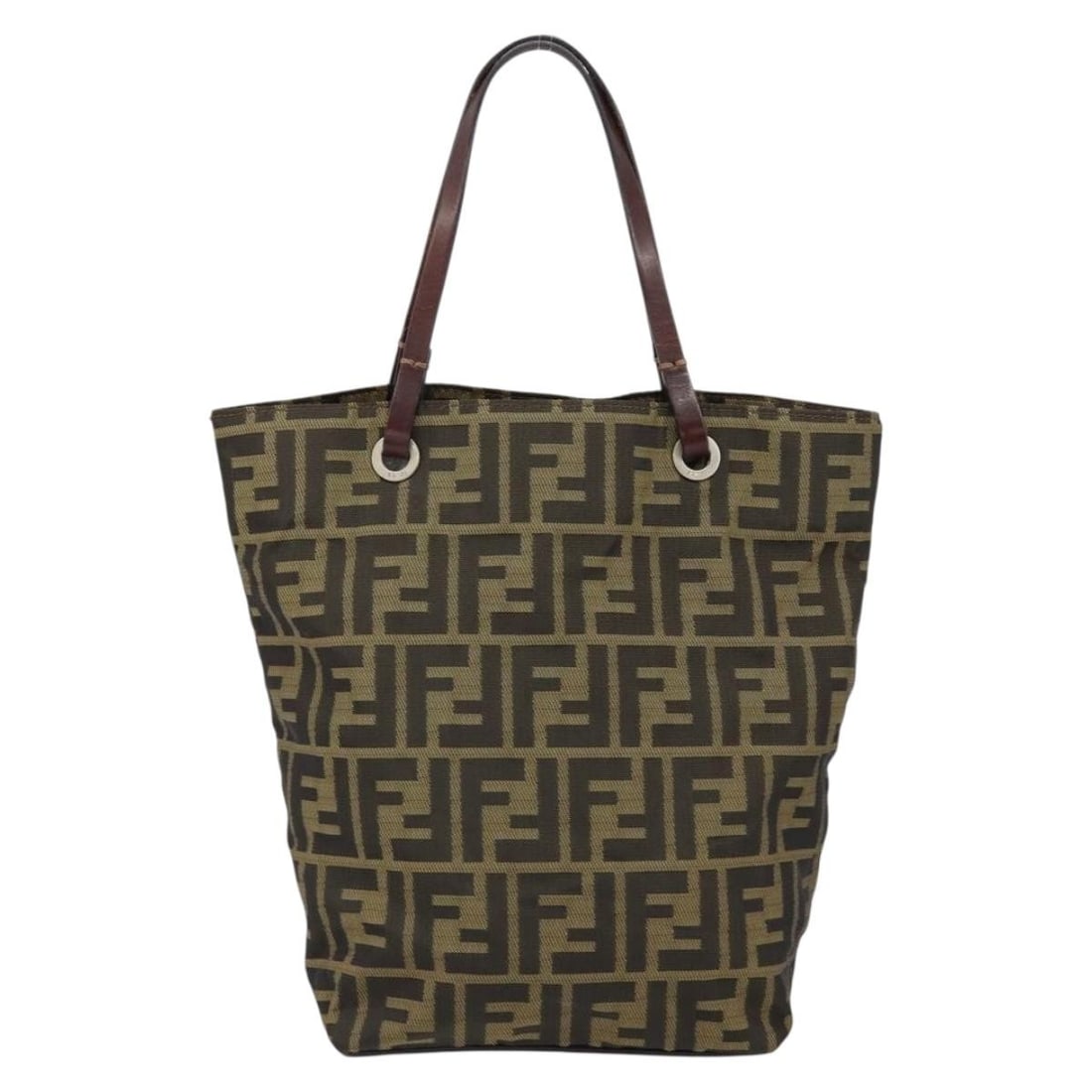 Pre-Owned Fendi Zucca Pattern Black Vintage Women's Bag: Pre-Owned Fendi Zucca Pattern Black Vintage Women's Bag This pre-owned Fendi Zucca handbag features the iconic black Zucca pattern and is designed for female use. The bag is in good condition with vis