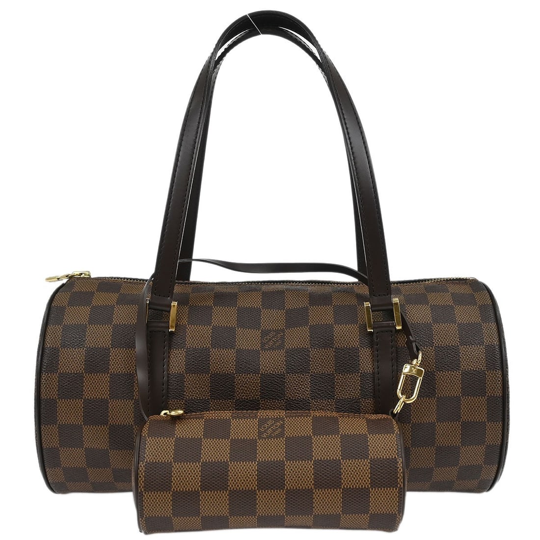 Louis Vuitton Papillon 30 Damier Canvas Handbag N51303 Brown: Louis Vuitton Papillon 30 Damier Canvas Handbag N51303 Brown Elevate your style with the Louis Vuitton Damier Papillon 30 Handbag, a perfect blend of elegance and functionality. This medium-sized hand