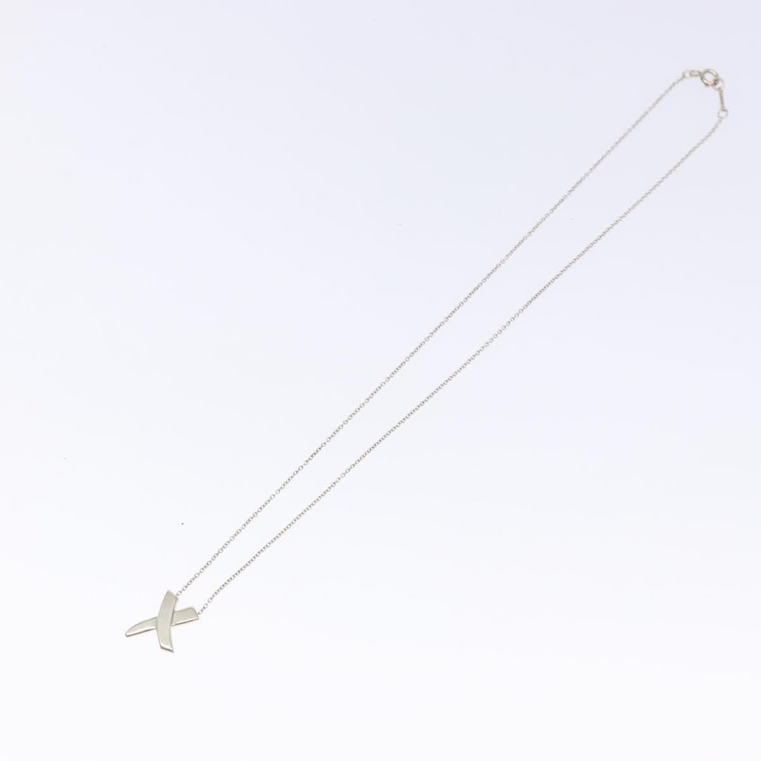 Silver Cross Necklace Pendant by Tiffany & Co. (1 of 2)