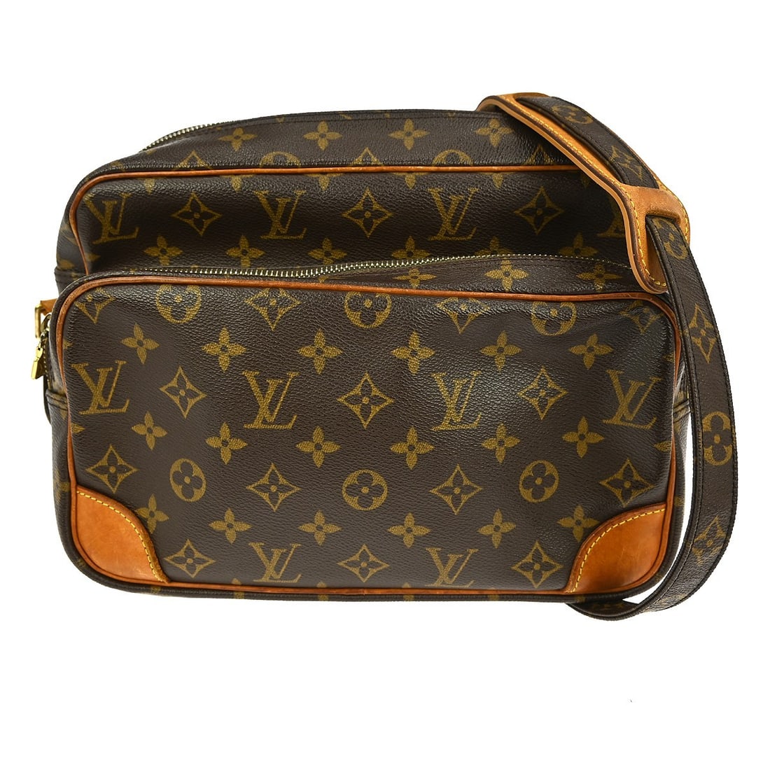 Louis Vuitton Monogram Nile Shoulder Bag M45244 Brown Crossbody (1 of 9)