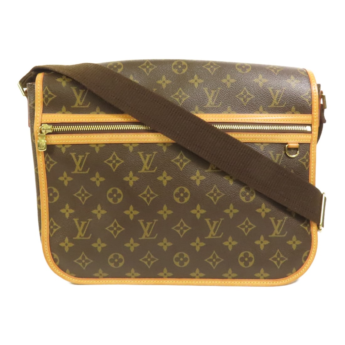 Louis Vuitton Bosphore Monogram Canvas Shoulder Bag with Gold Hardware M40105 (1 of 14)