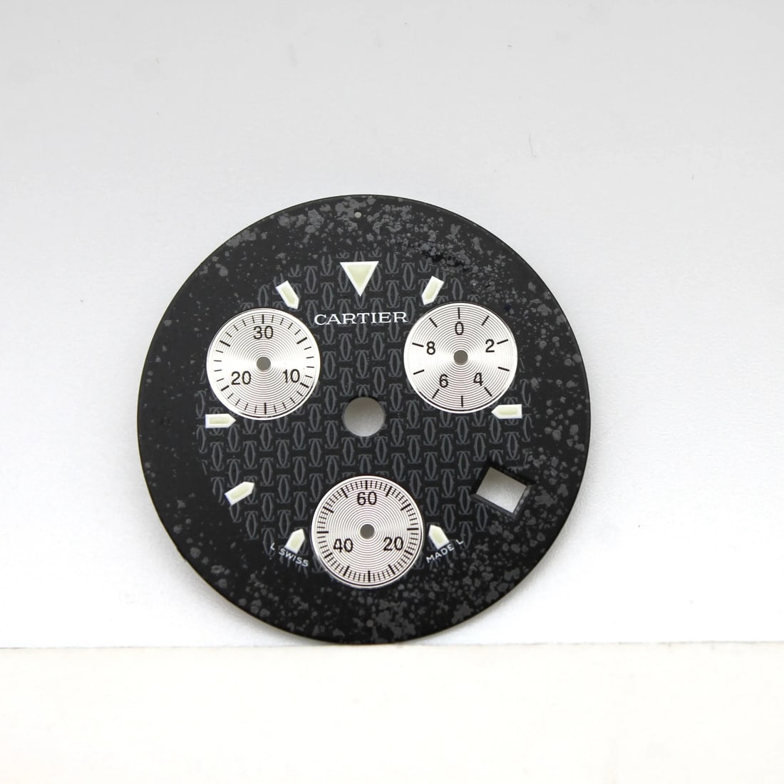 Cartier Chronoscaph Black Dial for 38mm Ligne 21 Watches (1 of 2)