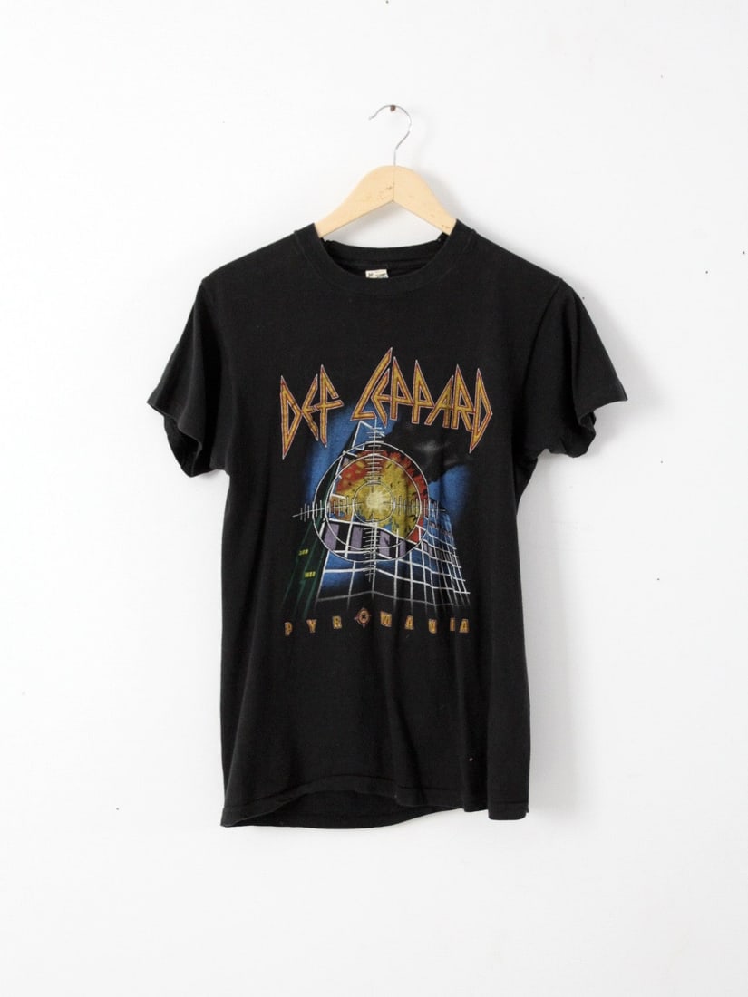Vintage 1983 Def Leppard Pyromania Tour T-Shirt (1 of 8)