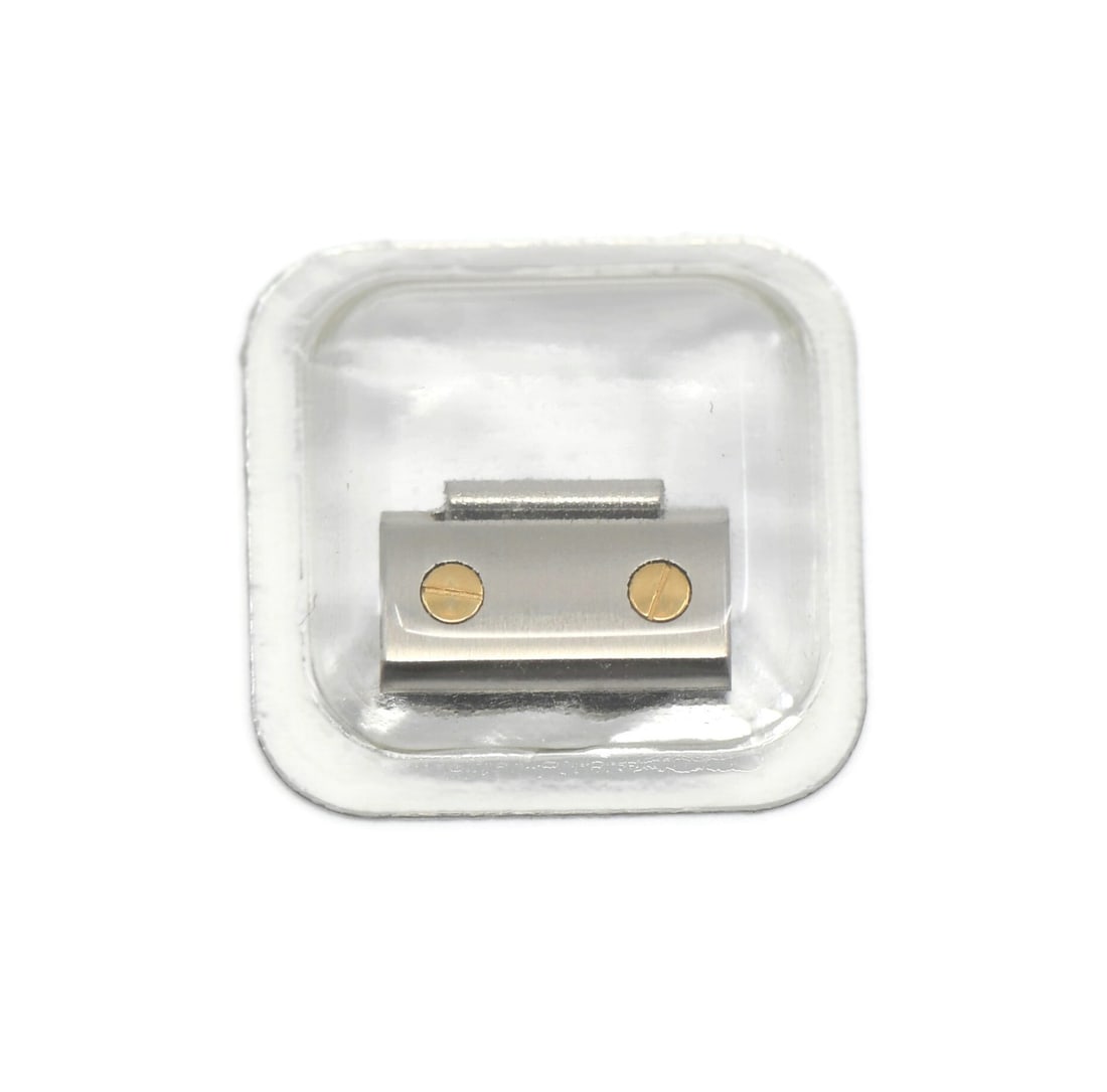 Cartier Santos Authentic 18K Stainless Steel Band Link 13mm: Cartier Santos Authentic 18K Stainless Steel Band Link 13mm This exquisite Cartier Santos band link is crafted from a combination of 18K gold and stainless steel, ensuring durability and a luxurious a