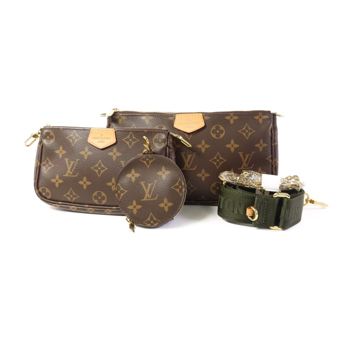 LOUIS VUITTON Multi Pochette Accessoires 2 Way Shoulder Bag M44813 Monogram (1 of 18)