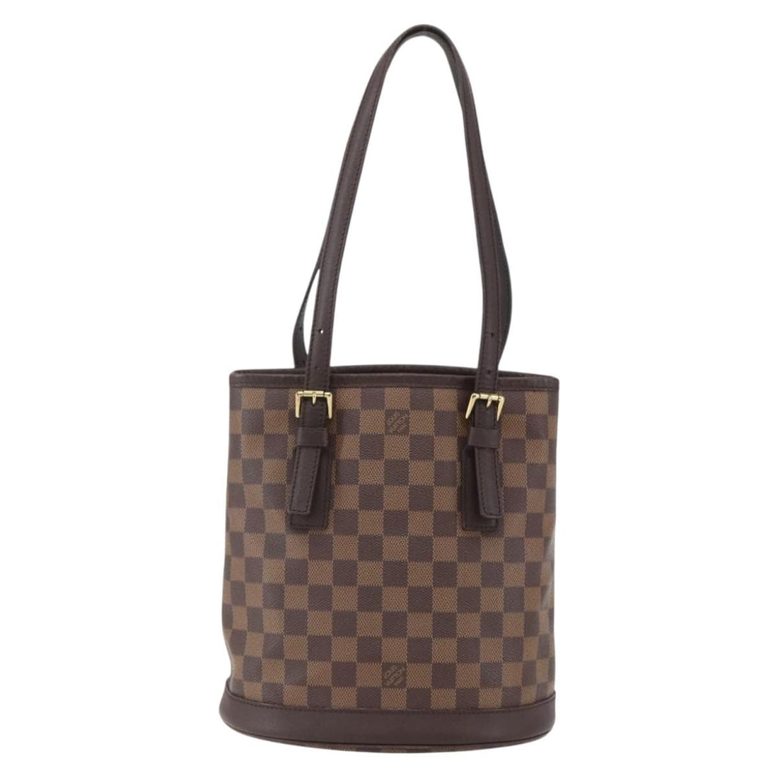 Marais Shoulder Bag by Louis Vuitton in Brown: Marais Shoulder Bag by Louis Vuitton in Brown This pre-owned Louis Vuitton Marais shoulder bag features a classic brown design. It is in very good condition with slight rubbing on the surface, leather