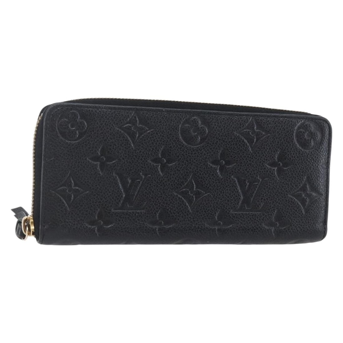LOUIS VUITTON Monogram Empreinte Black Zippy Wallet M61864 Authenticated (1 of 18)