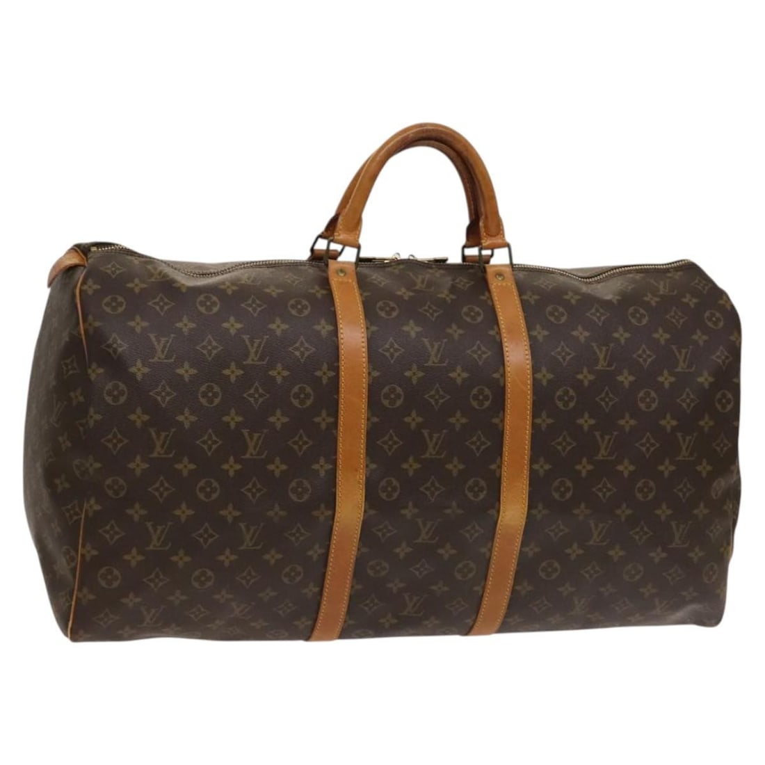 Pre-Owned Keepall 60 Travel Bag by Louis Vuitton Multicolour: Pre-Owned Keepall 60 Travel Bag by Louis Vuitton Multicolour This pre-owned Louis Vuitton Keepall 60 Boston travel bag features a multicolour design and is crafted for female users. The bag shows sign
