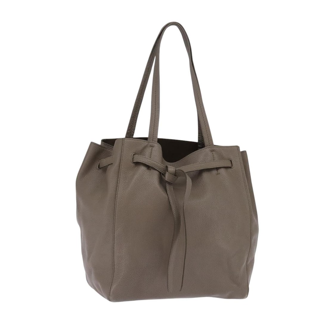 Phantom Cabas gray tote bag by Celine: Phantom Cabas gray tote bag by Celine This pre-owned Celine Cabas Phantom tote bag is designed for women and features a gray exterior. The bag is in good condition with visible signs of use, including