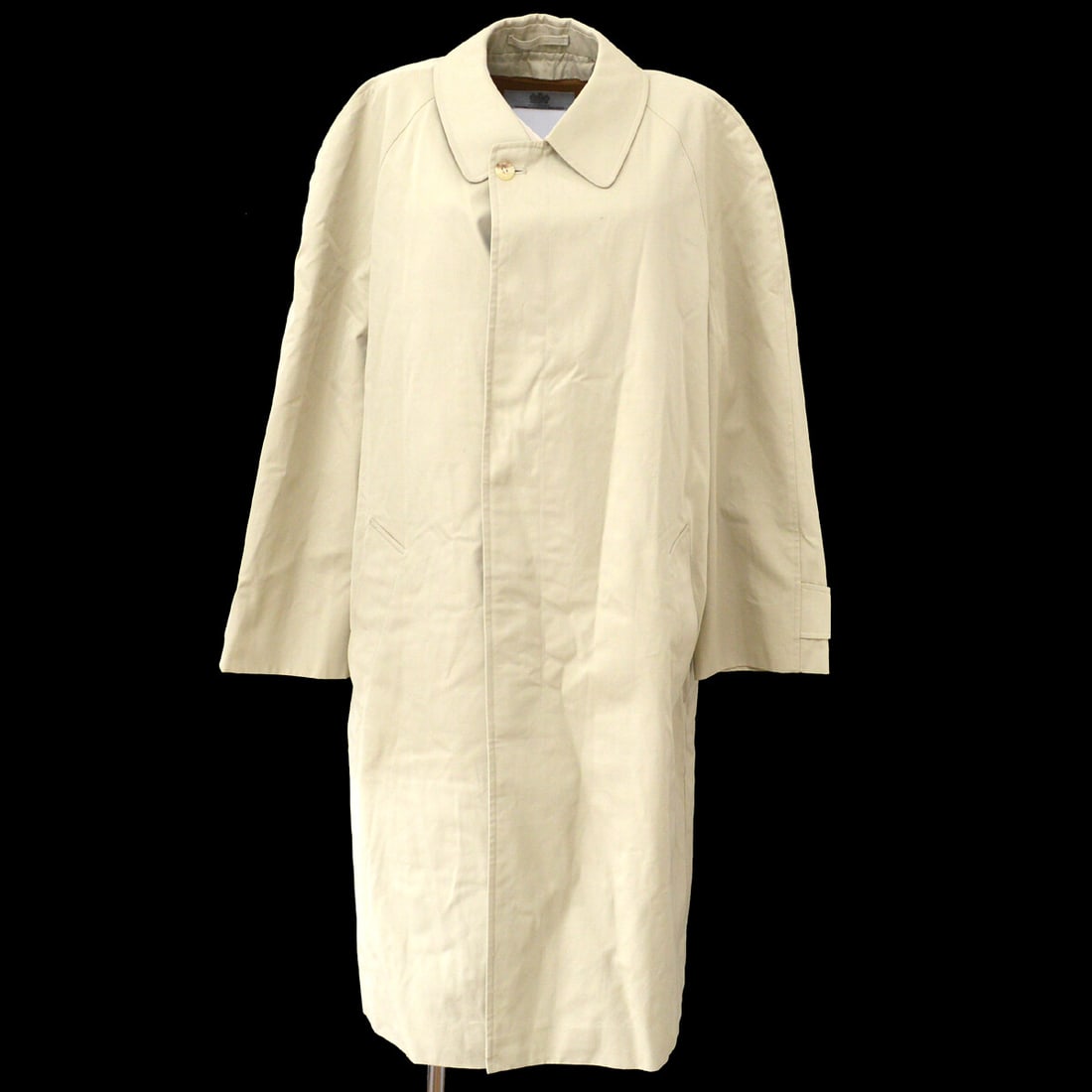 Aquascutum Beige Cotton Single Breasted Trench Coat (1 of 9)
