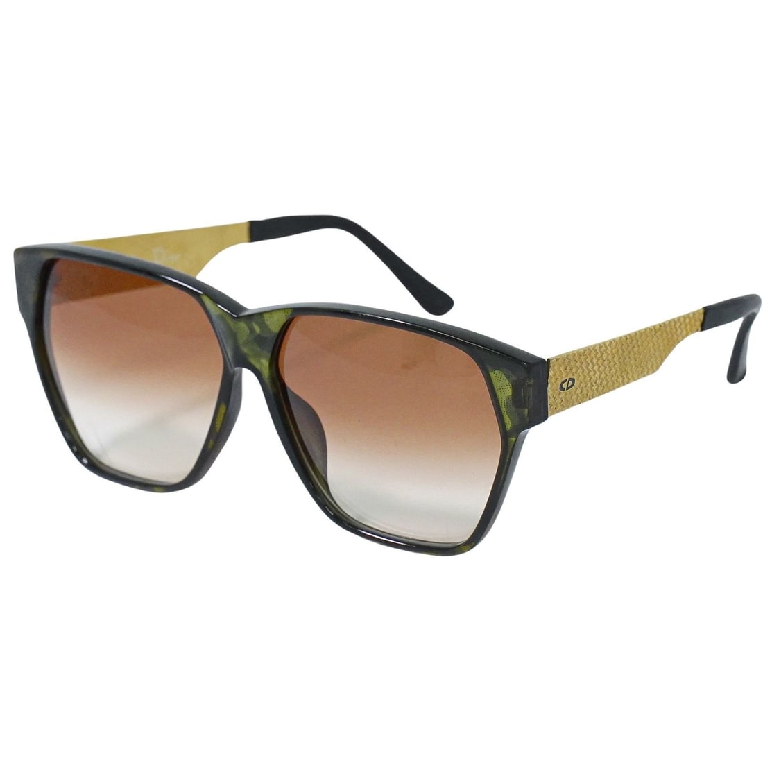 Khaki CD Logo Christian Dior Women's Sunglasses (1 of 1)