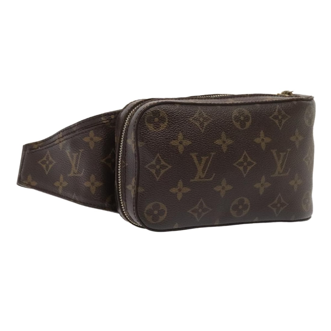 Geronimos Multicolour Waist Bag by Louis Vuitton: Geronimos Multicolour Waist Bag by Louis Vuitton This Louis Vuitton Geronimos waist bag features a multicolour design and is crafted for female use. The bag shows signs of use, including out-of-shape