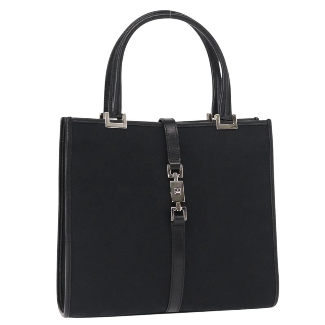 Gucci Jackie GG Canvas and Leather Black Handbag Model 002 1065 Italy (1 of 18)