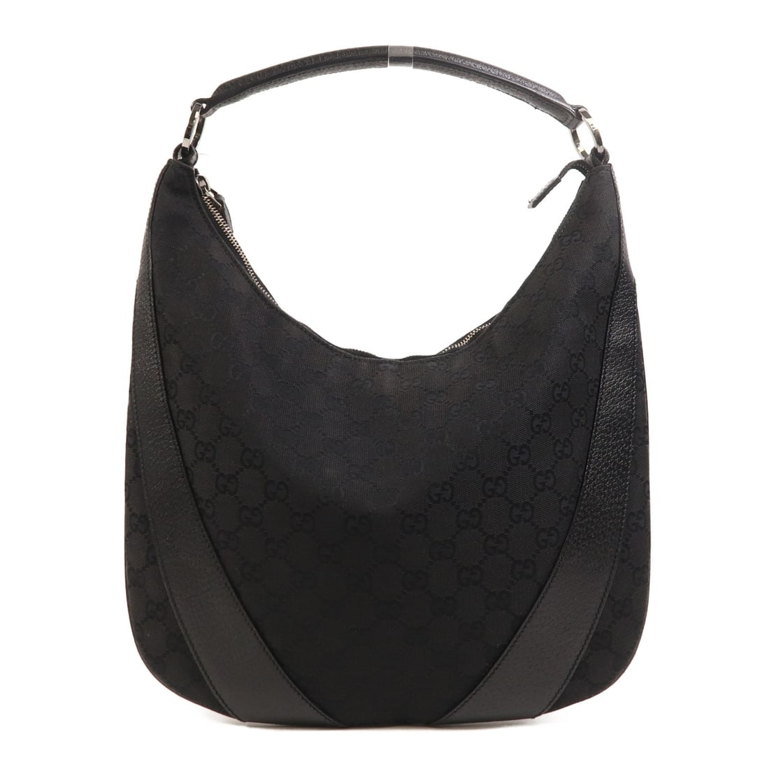 Black GG Canvas Handbag by Gucci Model 124357 (1 of 18)